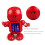 RC-Roboter 3xAA-Batterien, 19x10x19 cm, Rot/Gold 5