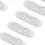 10 Stück Klebe-Kabelclips L - klarer Acryl + PP 3