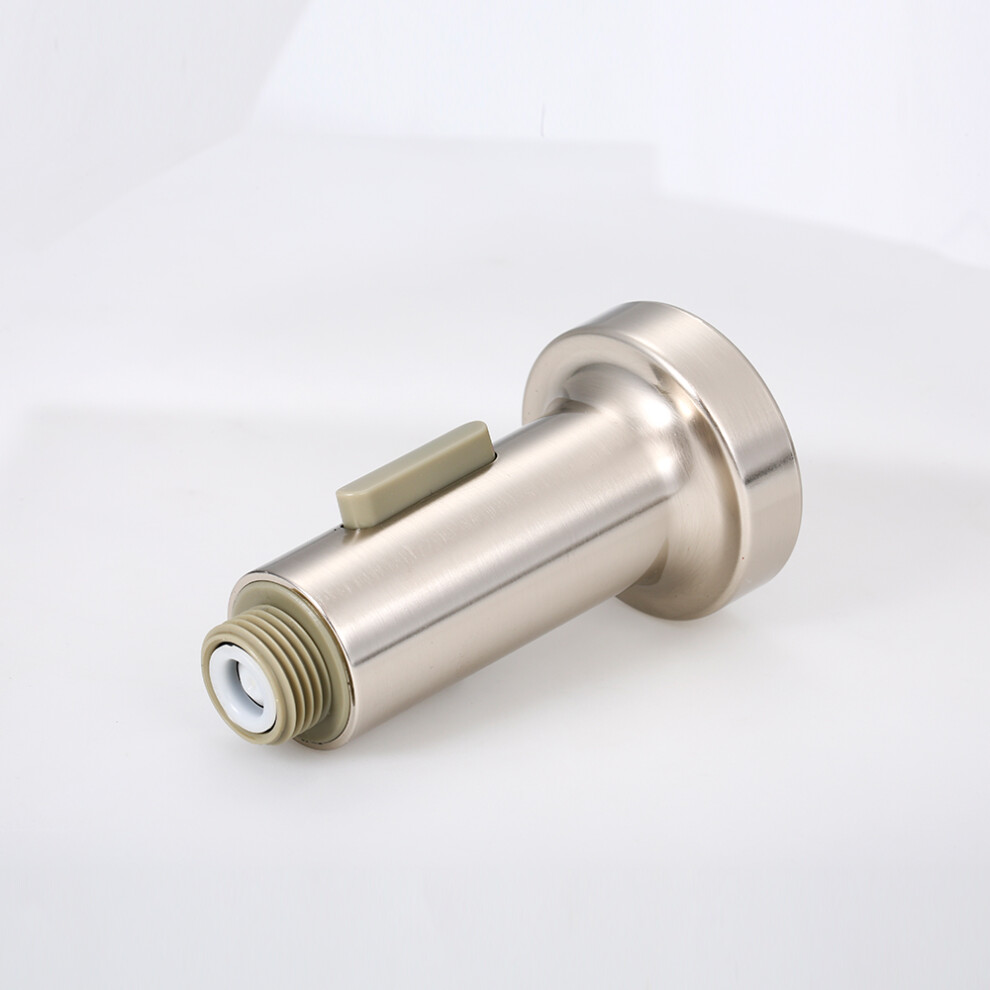 Kitchen Faucet Pull-Out Spray Head 2-Function With Check Valve Pull Down Spray Head G1/2 Replacement Nozzle Brushed Nickle 7631324991267