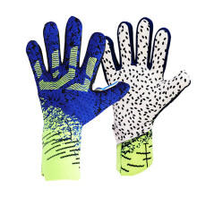 (Blue-green, 8) Goalkeeper Gloves with Finger Protection – Anti-Slip, Padded, Breathable Soccer Gloves for Youth & Adults