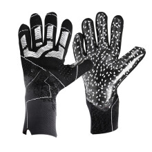 ( black, 8) Goalkeeper Gloves with Finger Protection – Anti-Slip, Padded, Breathable Soccer Gloves for Youth & Adults