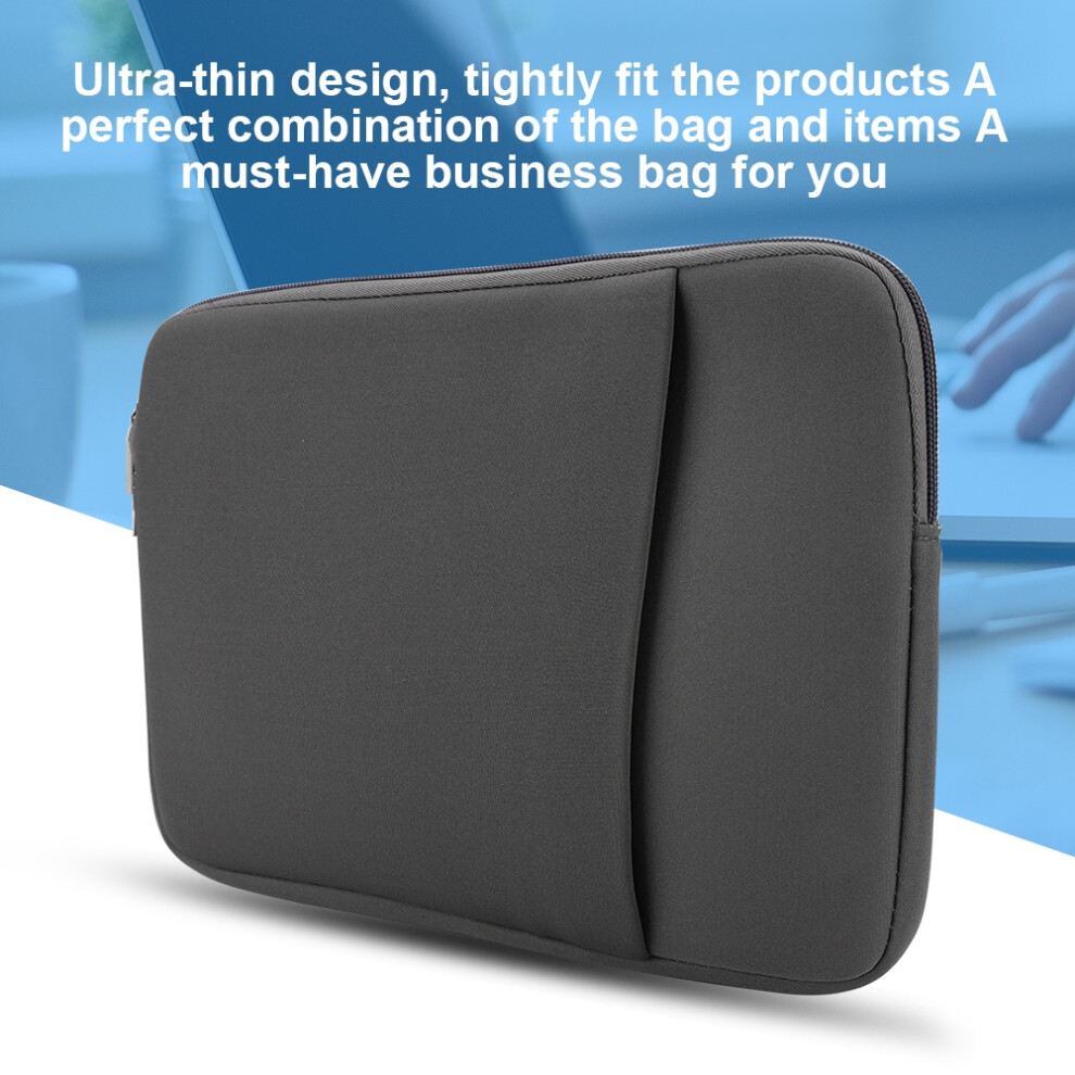 11 Inch Portable Slim Laptop Shockproof Sleeve Case Envelope Protective Brushed Bag With Pocketgrey 4131324994600