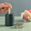 Pop Up Automatic Toothpick Dispenser Holder Compact Large Capacity Clear Window Toothpick Container for Kitchen Dark Green 4