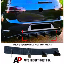 For VW Golf GTI MK7 Fin Diffuser & Side Splitters Spoiler Body Kit 13-16