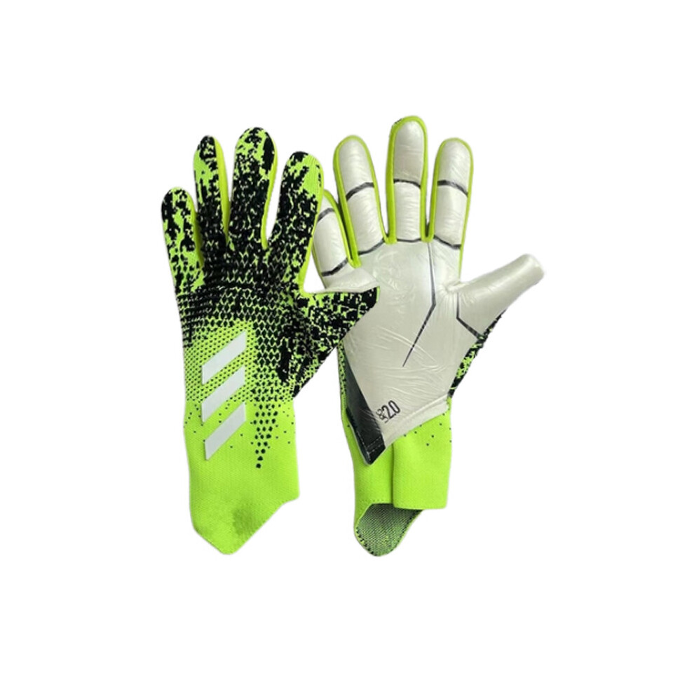 ( green and black, 6) Youth Goalkeeper Gloves with Finger Support – Anti-Slip Latex Grip, Padded & Durable Soccer Gloves