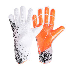 ( White, 8) Youth & Adult Goalkeeper Gloves – Thickened Latex Soccer Gloves for Training