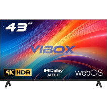 43-Inch UHD 4K Smart LED TV | Built-in Speakers