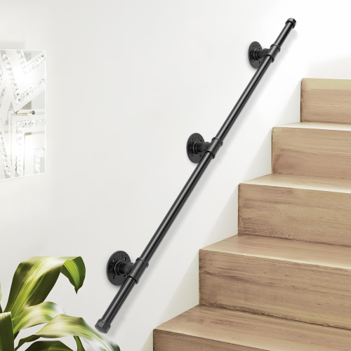 Handrails Stairs,1.2M Stair Handrail for Indoor Outdoor 1
