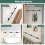 Handrails Stairs,1.2M Stair Handrail for Indoor Outdoor 8