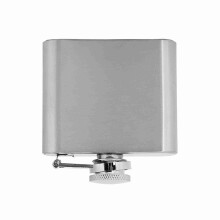 Portable Stainless Steel Wine Whiskey Flask Elegant Alcohol Bottle Cotainer with Funnel 2oz