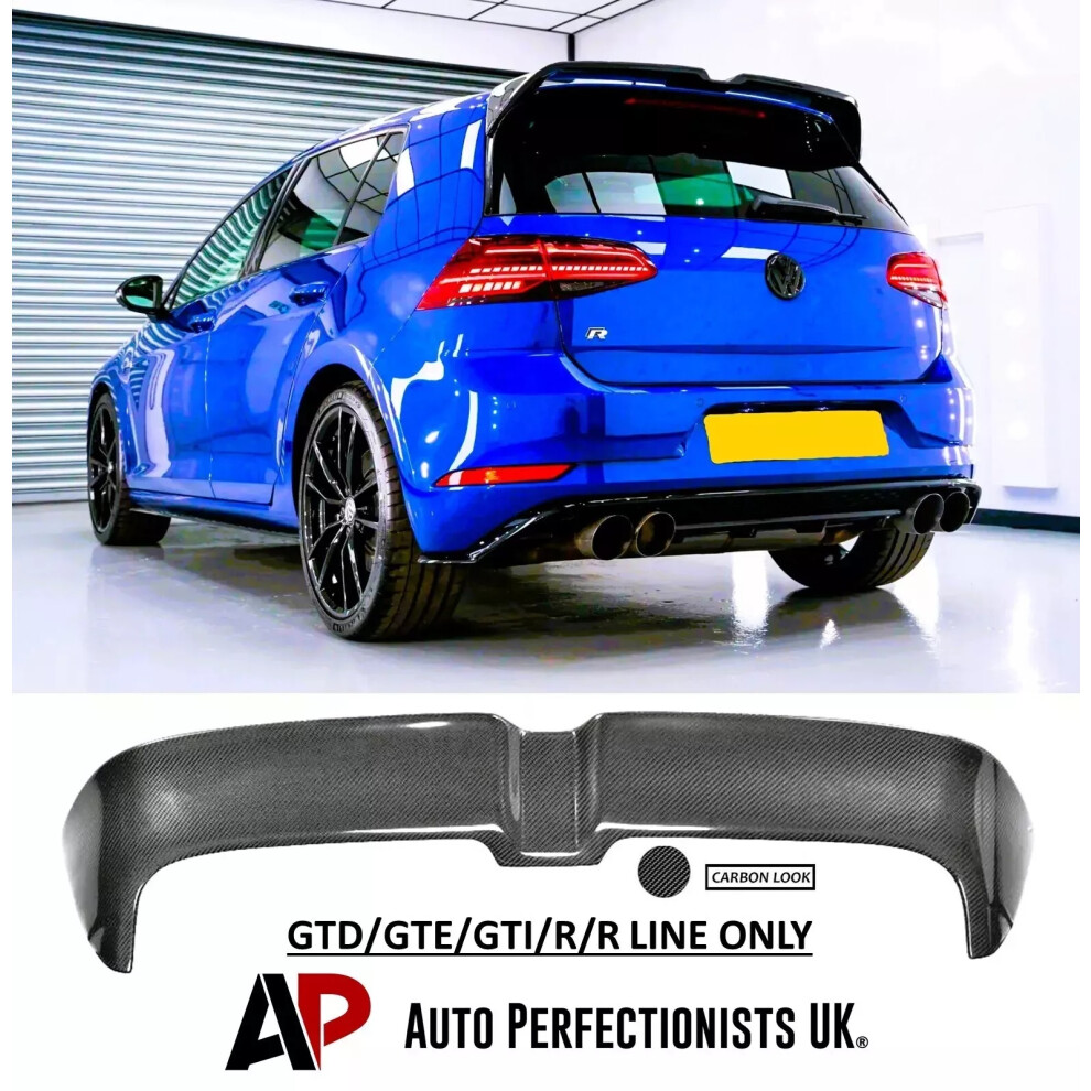 For Vw Golf R Gtd Gti Ot Style Rear Boot Spoiler Wing Mk7 Mk7.5 5061072660016