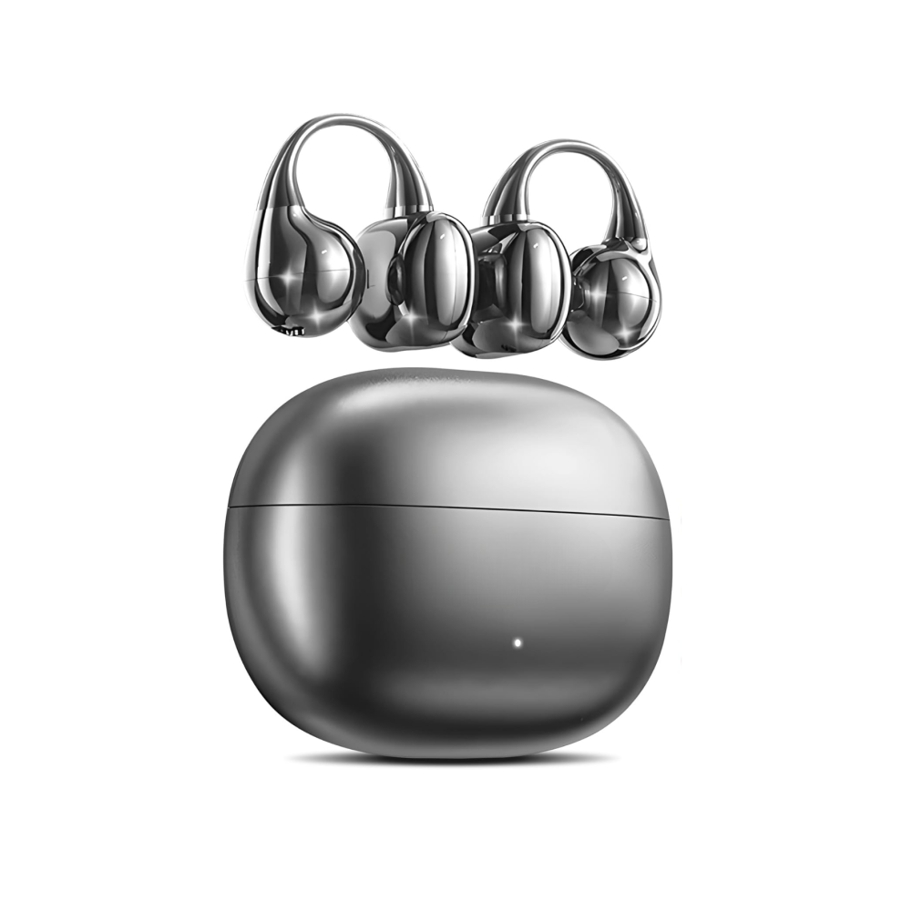 Clip-On Earbuds,Open Ear Earbuds Wireless Bluetooth 5.4,Lightweight Open Ear Headphones With C-Shaped Bridge(Black) Black 6976918066480