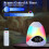 Star Projector, Star Light Projector with Alarm Clock, Remote & Timer, Ambient Starry Lamp(White) 4