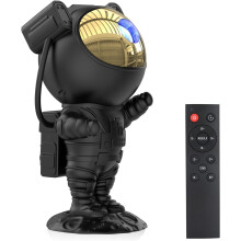 Astronaut Galaxy Projector Night Light, Star Projector Galaxy Light with Nebula, Starry LED Lamp(Black)