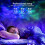 Galaxy Projector,Night Light Star Projector with Bluetooth Speaker, Remot Control LED Nebula Cloud (White) 5