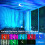 Galaxy Projector with Bluetooth Speaker, Night Light Star Projector for Bedroom, 8 Modes Lights (White) 4