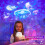 Ocean Night Light Projector, Kids Galaxy Projector for Bedroom, Nebula Star projector with USB Cable(White) 2