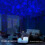 Ocean Night Light Projector, Kids Galaxy Projector for Bedroom, Nebula Star projector with USB Cable(White) 5