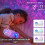Ocean Night Light Projector, Kids Galaxy Projector for Bedroom, Nebula Star projector with USB Cable(White) 3