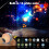 13 in 1 HD Planetarium Star Projector,Star Projector Galaxy Light with Remote/Auto-Off Timer(White) 4