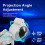 Star Projector Galaxy Night Light - Starry Nebula Ceiling LED Lamp with Timer and Remote(White) 2