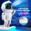Galaxy Projector, Star Projector Night Light with Timer and Remote for Bedroom, Kids Room Decor(White) 6