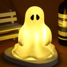 Halloween Ghost Night Light Decorations, Halloween Lights Indoor, Halloween Decorations LED Lights (White)