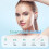 True Wireless Earbuds Bluetooth 5.3 with Microphone for Working Out Noise Canceling Bluetooth Earbuds Deep Bass TWS(White) 4