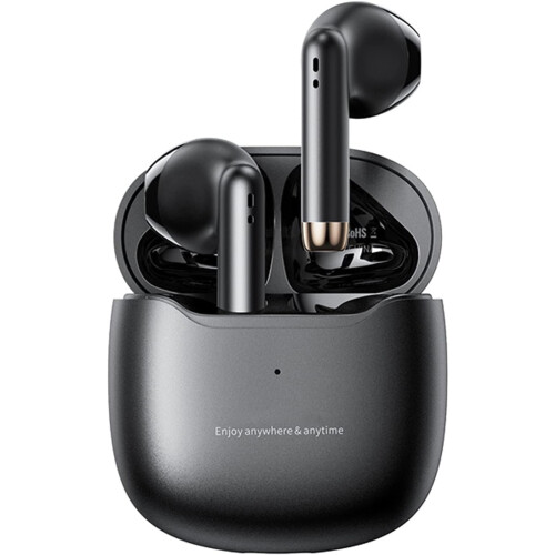 True Wireless Earbuds Bluetooth 5.3 with Microphone for Working Out Noise Canceling Bluetooth Earbuds Deep Bass TWS(Black)