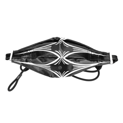 Leder-Speedball Doppelend-Stoßsack 30 cm Schwarz für MMA-Training 1
