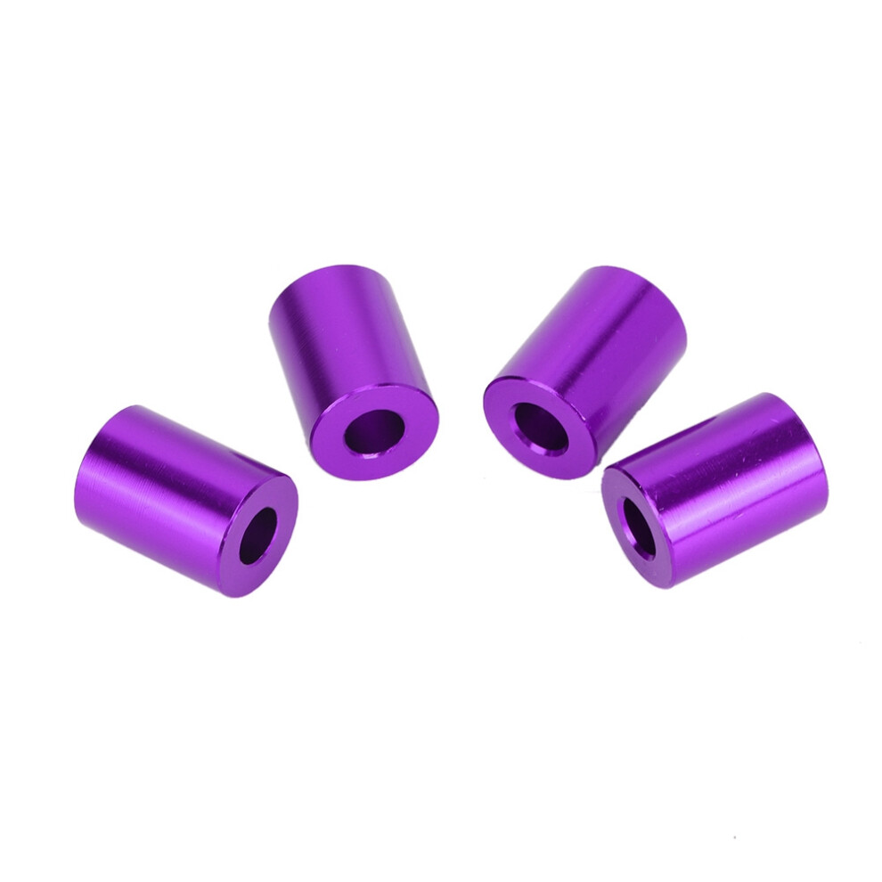 Car Aluminum Alloy Engine Hood Ventilation Spacer Riser Fit For 6Mm Motor(Purple) Purple 4391325065789