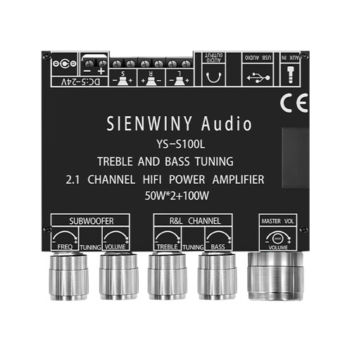 -S100L 2.1-kanaals Bluetooth-audioversterkerbordmodule 50X2+100W 2