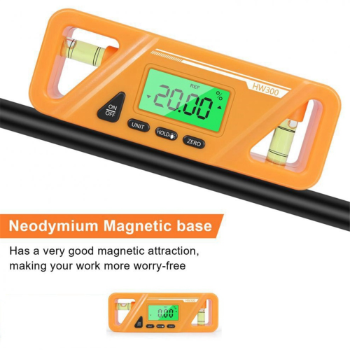 Digitale gradenboog, inclinometer, waterpas, goniometer, hoekmeter 2