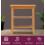 Hallowood Furniture Aston Side Table with 2 Shelves 4