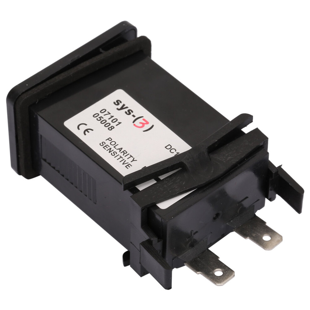 10-80V Ac/Dc 99999.9 Hours Quartz Hour Meter For Engine Generator Time Counting 7901325079036