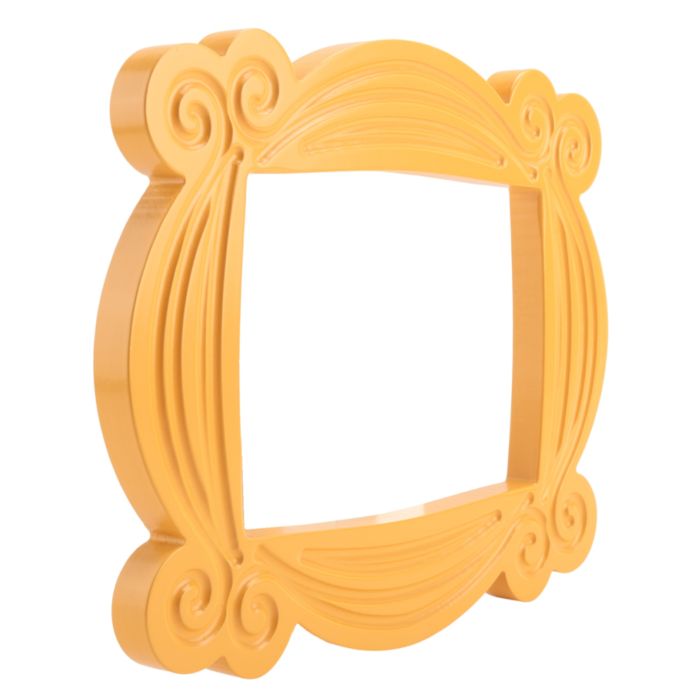 Cadre de porte Monica fait main en bois jaune, cadre photo, décoration d'intérieur, cadeau