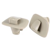 Lot de 2 crochets de toit intérieurs en ABS beige pour voiture V90 S90 XC40 XC60