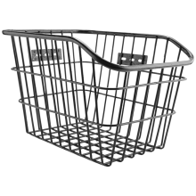 Cesta traseira de bicicleta de metal à prova d'água para a maioria dos bagageiros