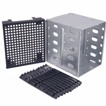 5.25 Inch to 5 x 3.5 SATA HDD Cage Rack Hard Drive Disk Tray