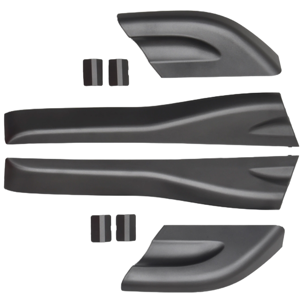4Pcs Roof Rails Rack End Cover Shell For 2004 -2008 Black 4852169243080