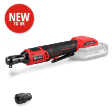 Einhell Llave de carraca inalámbrica TE-RW 18/60 Li-Solo PXC (18V, portabrocas de herramienta 3/8 a 1/2) Entregado sin batería ni cargador.