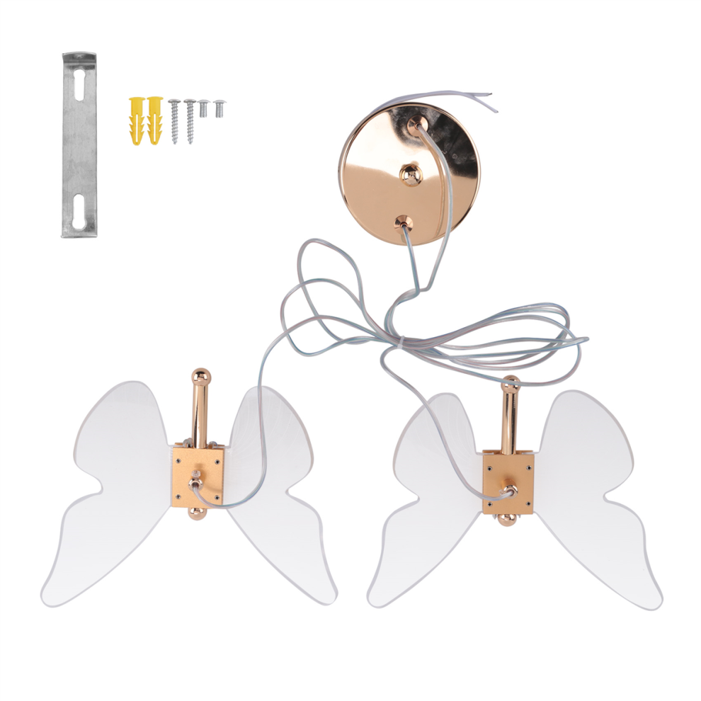 Butterfly LED Pendant Lights Nordic Golden Bedside for Living Room B-image-OPC-PHNYJRX-NEW