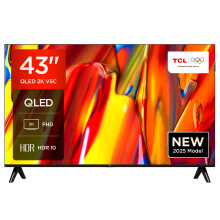 TCL V5C 43" Full HD QLED Smart Android TV [2025] - 43V5C-UK