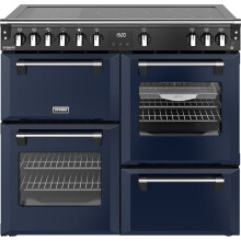 Stoves Richmond Deluxe 100Ei 100cm Electric Range Cooker with Induction Hob - Midnight Blue - A Rated