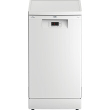 Beko Slimline Dishwasher - White - D Rated