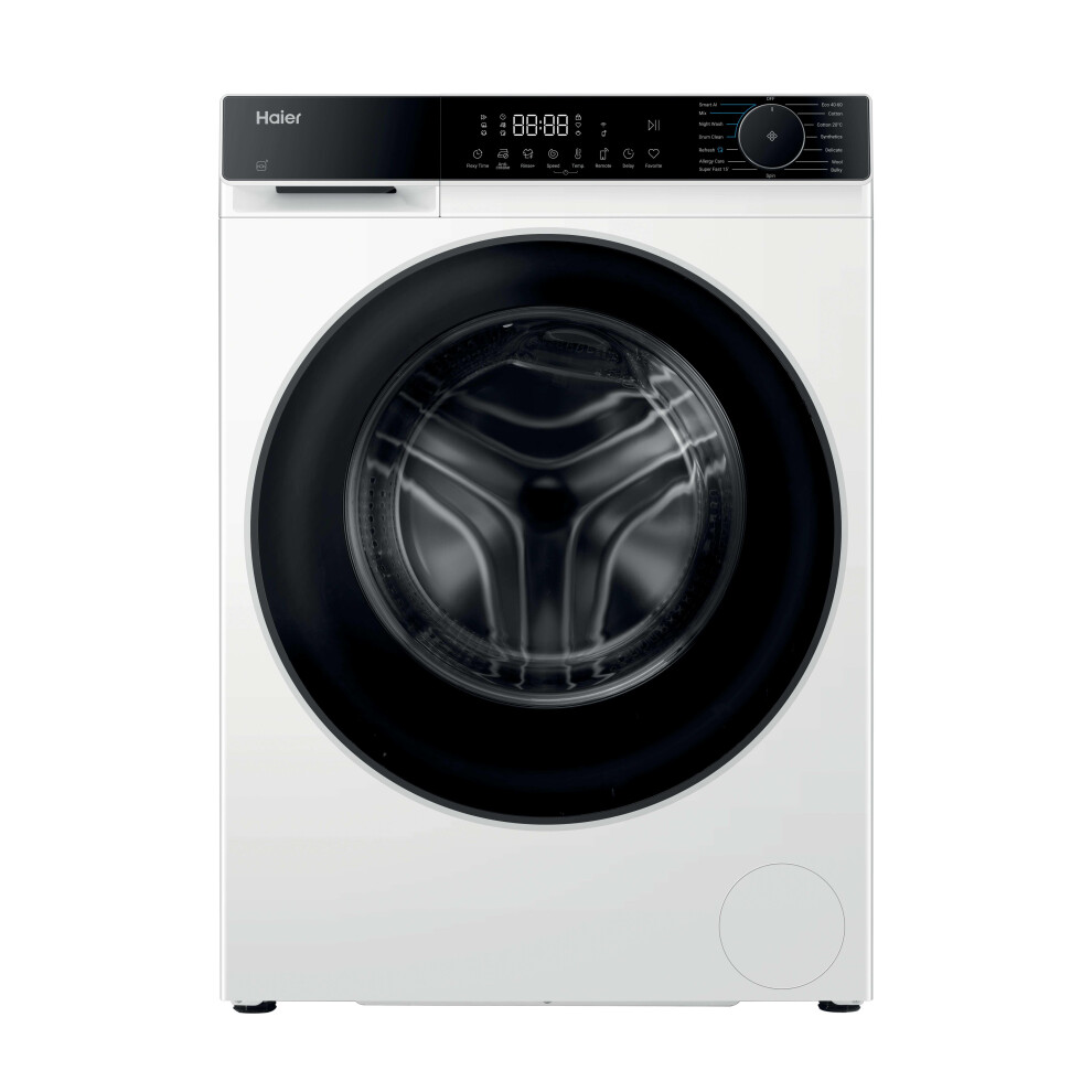Haier X5 Hw90-Bp14357tuuk 9Kg Washing Machine With 1400 Rpm - A Rated White