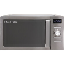 Russell Hobbs RHMD828SS 20 Litre 26cm High, Freestanding Small Standard Microwave Oven - Stainless Steel