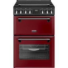 Stoves Richmond DX MRA 60Ei RTY 60cm Electric Cooker with Induction Hob - Garnet Red - A/A Rated