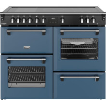 Stoves Richmond Deluxe 110Ei RTY 110cm Electric Range Cooker with Induction Hob - Twilight Blue - A Rated