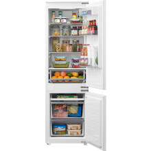 Midea MDRE353FGE01D 178cm High 70/30 Integrated Frost Free Fridge Freezer with Sliding Door Fixing Kit - White - E Rated